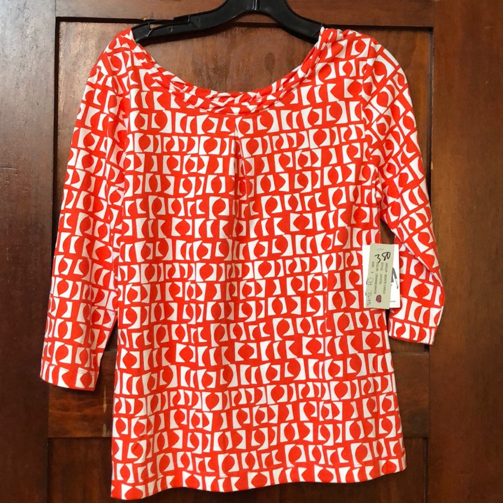 NWT A La Carte ladies top orange